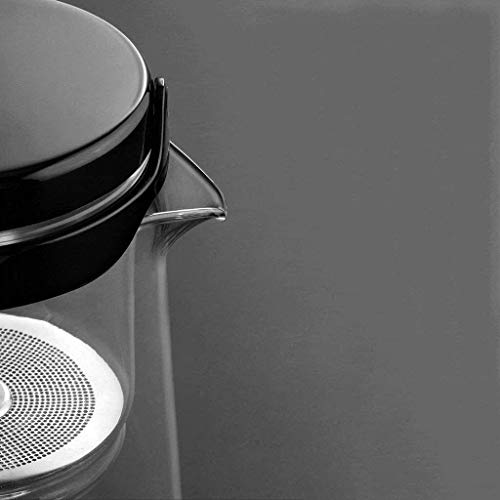 Riyyow Creatividad Tetera Simple Taza de Vidrio de Alto Grado Separación de té-Agua Tetera Artifact One-Key Filter Teacup para la Oficina en casa al Aire Libre (Size : 700ml)