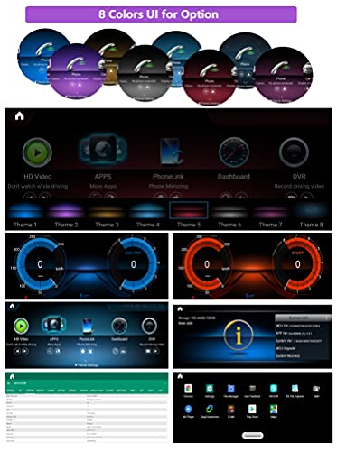 Road Top Android 11 Car Stereo 10.25 "6GB + 128GB Pantalla táctil para automóvil para Mercedes Benz GLA CLA A Class X156 C117 2016-2018 NTG5.0, CarPlay inalámbrico / con cable integrado y Android Auto