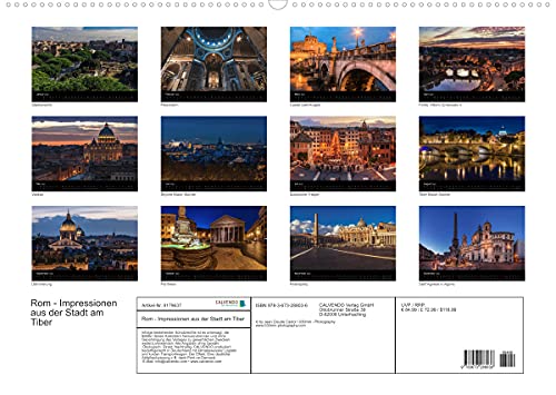 Rom - Impressionen aus der Stadt am Tiber (Premium, hochwertiger DIN A2 Wandkalender 2022, Kunstdruck in Hochglanz): Fotografische Impressionen aus ... Stadt am Tiber (Monatskalender, 14 Seiten )