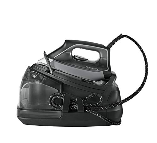 Rowenta Perfect Steam Pro DG8622 Centro de Planchado de VAP, plástico, Negro, Gris
