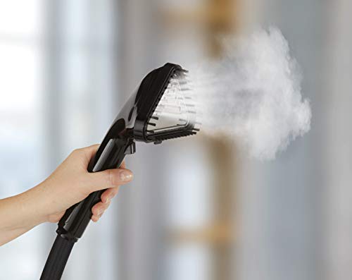 Rowenta Pro Style IS3420 - Cepillo de vapor 1700 W, vapor 30 g/min, golpe de precisión, altura regulable, desinfecta y elimina olores, todo tipo de tejidos, incluye 3 accesorios, depósito de 1.5 l