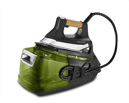 Rowenta Silence Steam Pro DG9266 2800 W 1,3 L Suela Microsteam 400 Negro, Verde - Centro de planchado (2800 W, 8 bar, 1,3 L, 600 g/min, 150 g/min, Suela Microsteam 400)