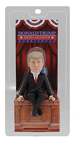 Royal Bobbles - Muñeco cabezón de Donald Trump - Figura para el Ordenador - Media Monitor