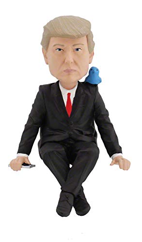 Royal Bobbles - Muñeco cabezón de Donald Trump - Figura para el Ordenador - Media Monitor