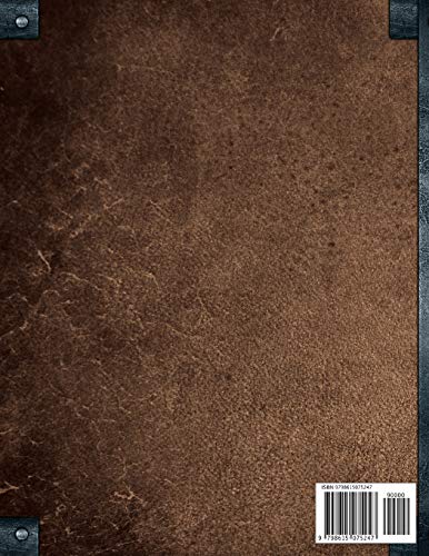 RPG Journal: Large Dot Grid notebook for Tabletop RPGs (Master Key)