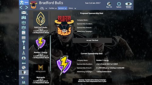 Rugby League Team Manager 2018 (PC DVD/Mac) (New)