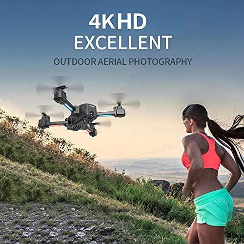 S176 GPS Drone with 4K HD Camera FPV Quadcopter Drones for Adults with Auto Return Home Follow Me Long Flight Time Headless Mode GPS RC Quadcopter for Beginners (2 Batteries)