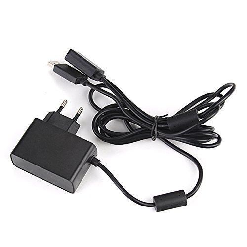 Saflyse - Cargador y adaptador USB (con enchufe, compatible con Xbox 360 Kinect)