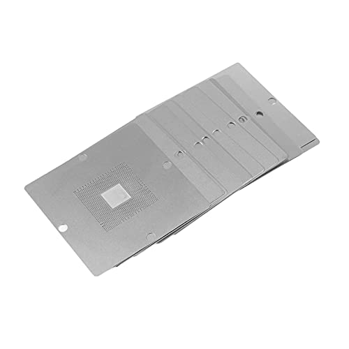 Sahkgye 23 Piezas/Lote BGA Reballing Plantillas de Consola de Juegos de 90 Mm X 90 Mm para PS3, 360, Wii, Etc.