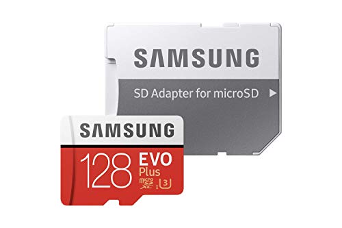 Samsung EVO Plus Tarjeta de memoria de 128 GB Micro-SD SDXC Clase 10 U3 100 MB/s (MB-MC128HA APC)