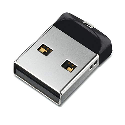 SanDisk SDCZ33-032G-G35 Cruzer Fit Memoria USB de 32 GB, Negro/Plata