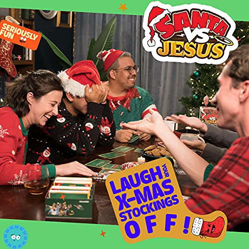 Santa VS Jesus - The Epic Christmas Party Card Game for Families, Friends, Adults and Large Groups by Komo Games LTD