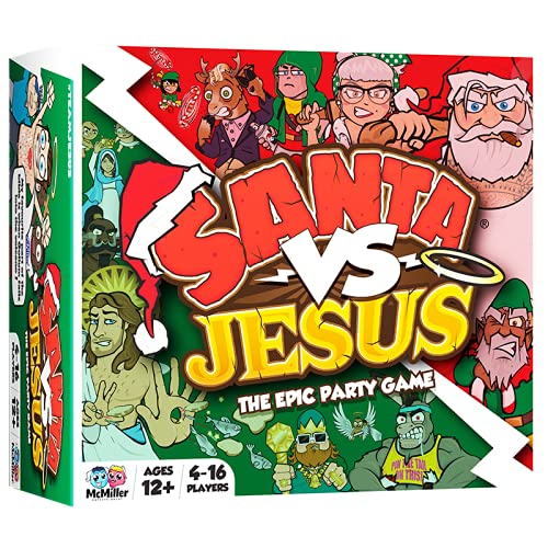Santa VS Jesus - The Epic Christmas Party Card Game for Families, Friends, Adults and Large Groups by Komo Games LTD