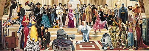 Schmidt Spiele 59381 – Renato Casaro, panorámica Puzzle, 100 años película, 1000 Piezas