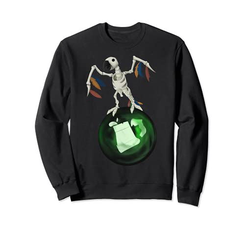 Sea of Thieves Skeleton Parrot Crystal Baller Sudadera