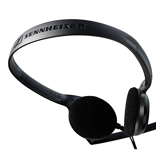 Sennheiser PC 3 Chat - Auriculares de diadema abiertos (micrófono con cancelación de ruido, sonido estéreo, sin USB) color negro