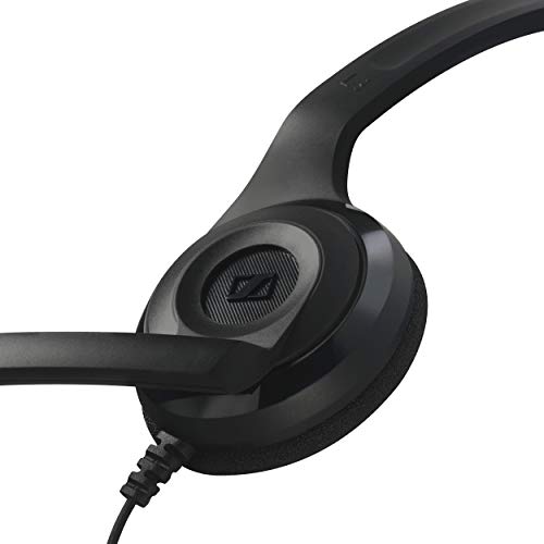 Sennheiser PC 3 Chat - Auriculares de diadema abiertos (micrófono con cancelación de ruido, sonido estéreo, sin USB) color negro