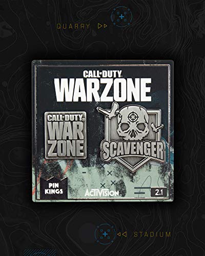 Sets pins Call of Duty - Pins Warzone & Scavenger / Pin Kings - Accesorios Call of Duty - Producto con licencia oficial