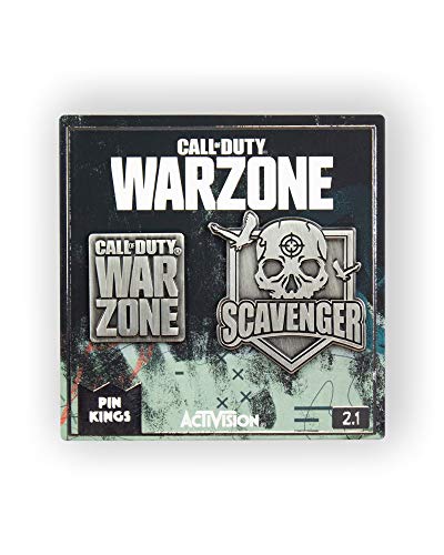 Sets pins Call of Duty - Pins Warzone & Scavenger / Pin Kings - Accesorios Call of Duty - Producto con licencia oficial