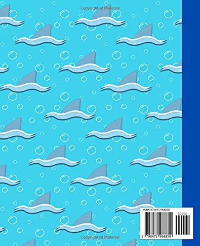 Shark Composition Notebook: Amazing Shark Composition Notebook for Kids, Boys and Girls, Notebook Journal for Per-school, School, Back to School, Workbook for Children