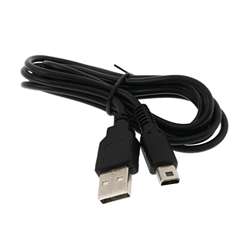 Shiwaki Cable de Datos del Cable de Carga de La Fuente de Alimentación USB de 4 Pies para El Controlador de Wii U
