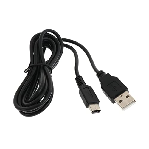 Shiwaki Cable de Datos del Cable de Carga de La Fuente de Alimentación USB de 4 Pies para El Controlador de Wii U