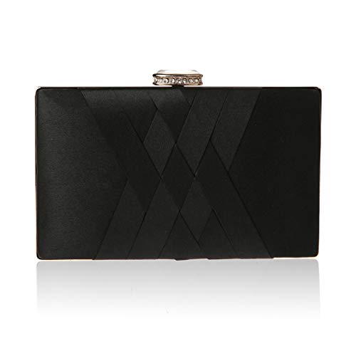 ShowYeu SYB18010 - Ballroom de Satén Mujer, color Negro, talla Einheitsgröße