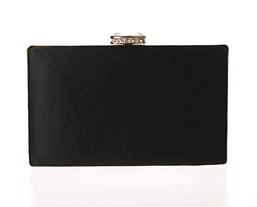 ShowYeu SYB18010 - Ballroom de Satén Mujer, color Negro, talla Einheitsgröße