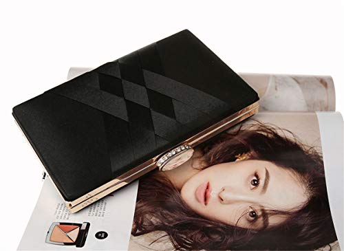 ShowYeu SYB18010 - Ballroom de Satén Mujer, color Negro, talla Einheitsgröße