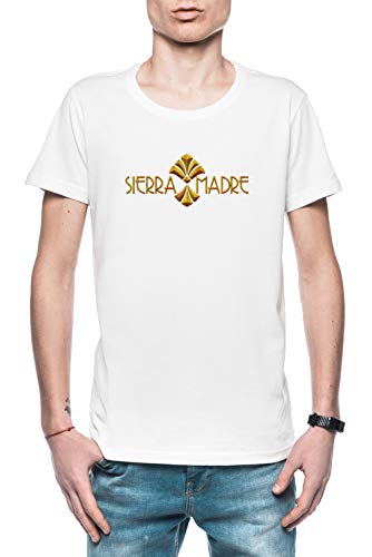 Sierra Madre Casino & Hotel Hombre Camiseta Blanco Tamaño M - Men's T-Shirt White
