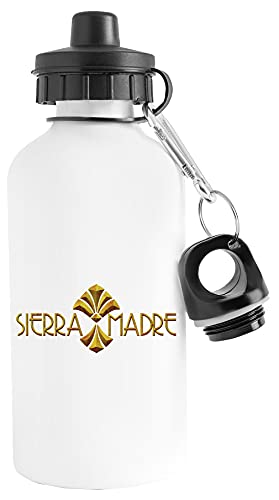 Sierra Madre Casino & Hotel Ligero Botella de Agua Blanco Aluminio Reutilizable Lightweight Water Bottle White Aluminium Reusable