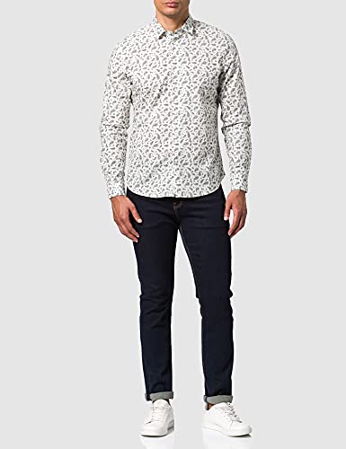 Sisley Shirt 5e6x5qhg9 Camisa, Multicolor 922, L para Hombre