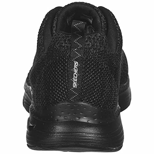 Skechers Arch Fit - Zapatillas paradyme para hombre, Negro (Negro/Negro), 44 EU