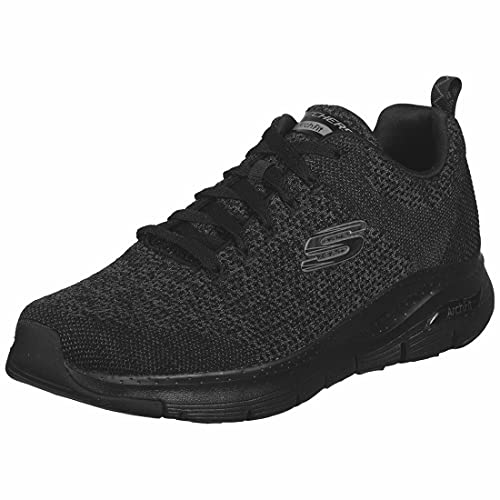Skechers Arch Fit - Zapatillas paradyme para hombre, Negro (Negro/Negro), 44 EU