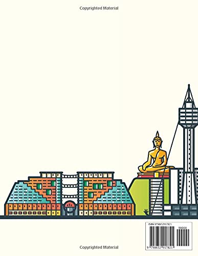 Skylines of Cities around the World Coloring Book for Kids: 1