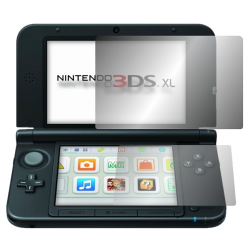 Slabo 2 x Protector de Pantalla para Nintendo 3DS XL lámina Protectora Ultra Transparente