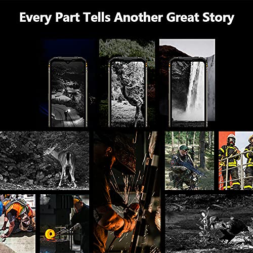 Smartphone resistente con visión nocturna por infrarrojos DOOGEE S96 PRO, Helio G90 8GB+ 128GB, Cámara 48MP (Infrarrojos 20MP) + 16MP, Teléfono móvil resistente IP68 6.22", Batería 6350mAh NFC Naranja