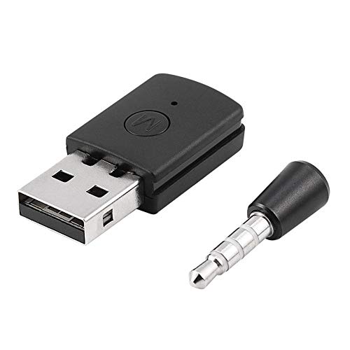 Socobeta Adaptador USB Bluetooth 4.0 Mini Receptor de dongle inalámbrico con transmisores Compatible con PS4 Playstation