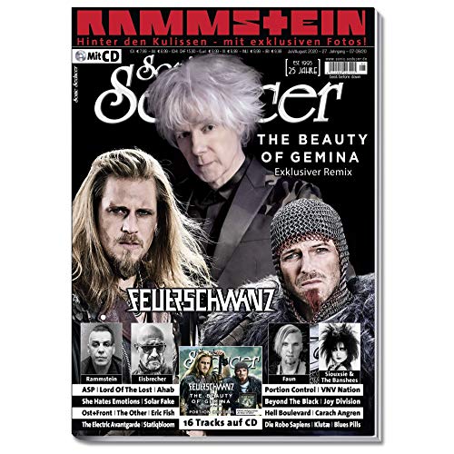 Sonic Seducer 07-08/2020 Feuerschwanz- & The Beauty Of Gemina-Titelstorys + 16 Tracks auf CD, im Mag: Rammstein, Faun, Eisbrecher, Siouxsie & Lord Of The Lost, Joy Division, VNV Nation u.v.m.