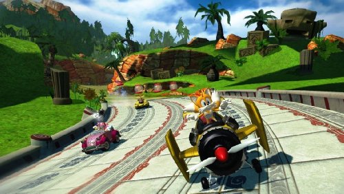 Sonic & SEGA All-Stars Racing + volant [Importación francesa]