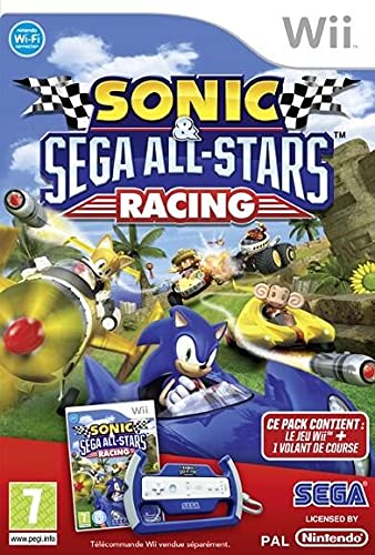 Sonic & SEGA All-Stars Racing + volant [Importación francesa]