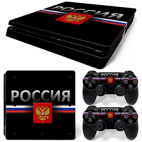 Sony PS4 Playstation 4 Slim Skin Design Foils Pegatina Set - Russia 2 Motivo