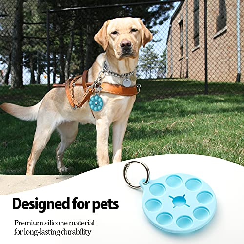 Soporte AirTags con Juguetes Pop Fidget, Divertida Funda AirTags con Llavero antipérdida, Funda Protectora Apple AirTag, artículos de búsqueda para Collares de Perro, Llaves, Mochilas y Carteras