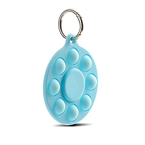 Soporte AirTags con Juguetes Pop Fidget, Divertida Funda AirTags con Llavero antipérdida, Funda Protectora Apple AirTag, artículos de búsqueda para Collares de Perro, Llaves, Mochilas y Carteras