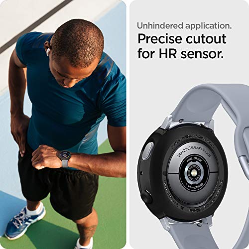 Spigen Liquid Air Armor Compatible con Samsung Galaxy Watch Active 2 44mm Funda (2019) - Negro