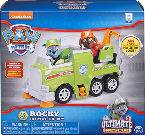 Spin Master Ultimate Rescue Themed Vehicle Rocky vehículo de juguete - Vehículos de juguete (Verde, Gris, Tractor, 3 año(s), 1 pieza(s))