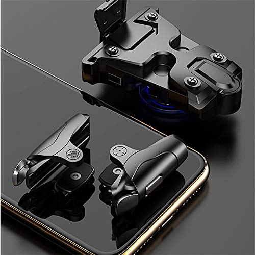 SPLLEADER Controlador de Juego móvil para PUBG,Gatillos sensibles Joysticks Aim & Fire Trigger Keys para PUBG/Knives out L1R1,Amarillo