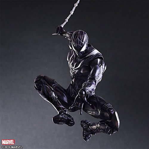 Square Enix Marvel Spider-Man Black Variant Play Arts Kai Action Figure
