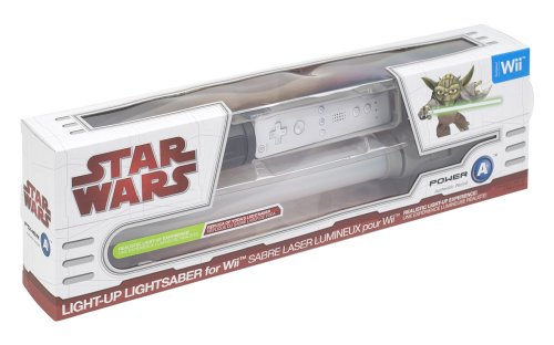 Star Wars Clone Wars Light Up Lightsaber - Yoda (Wii) [Importación inglesa]