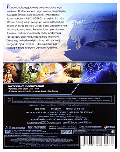 Star Wars: Episodes I - VI Complete Steelbook Collection Blu-Ray